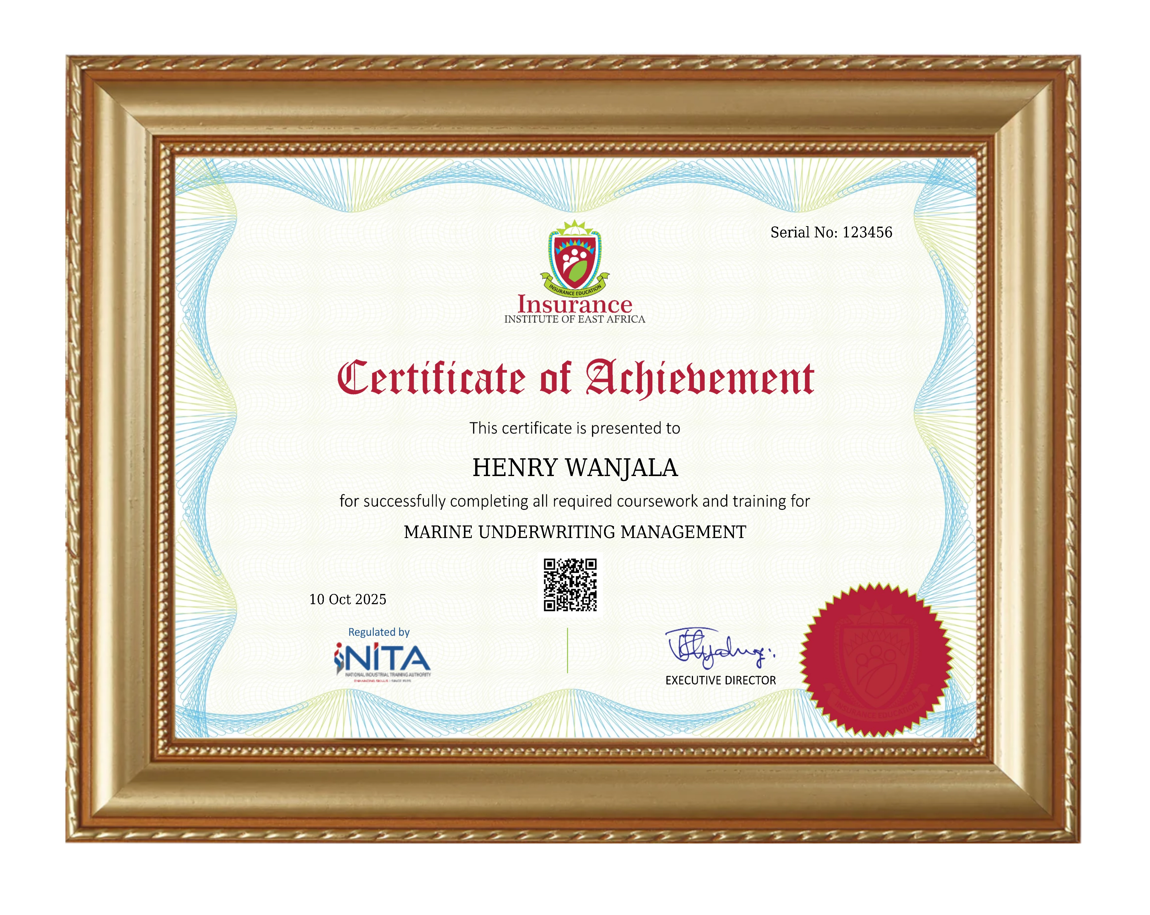 Certificate Image